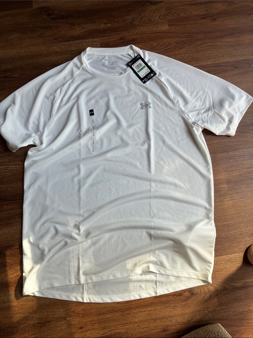 NWT Under Armour Men’s White Performance Crew Neck Short Sleeve Tee large